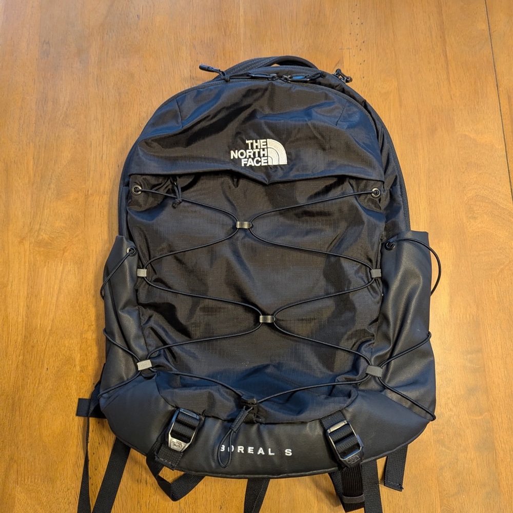 The North Face Men's Black Backpack with Logo